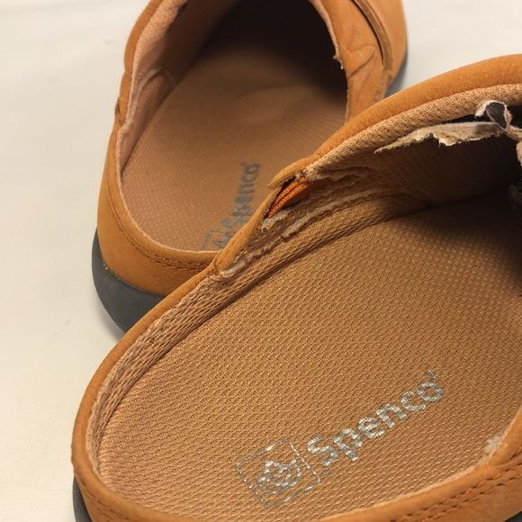 NWOB | Spenco Orthotic Nubuck Siesta Slides 2 - Sydney in Cognac | Slip-On - Picture 5 of 7